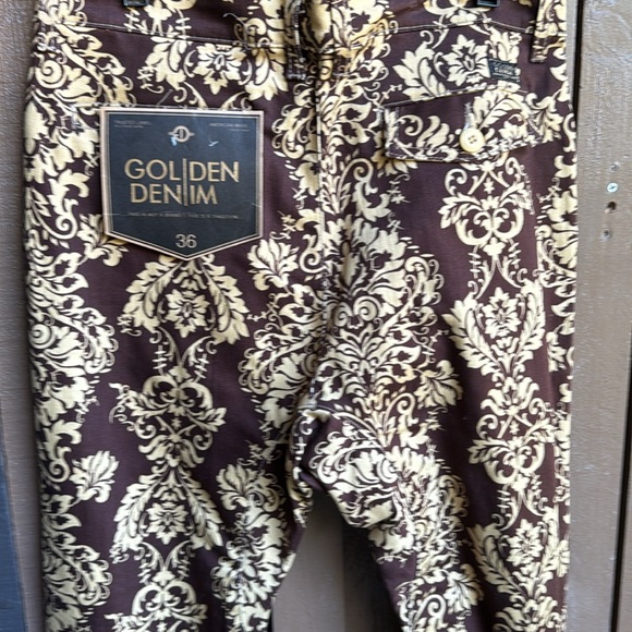 Golden denim designer jeans - Picture 8 of 8